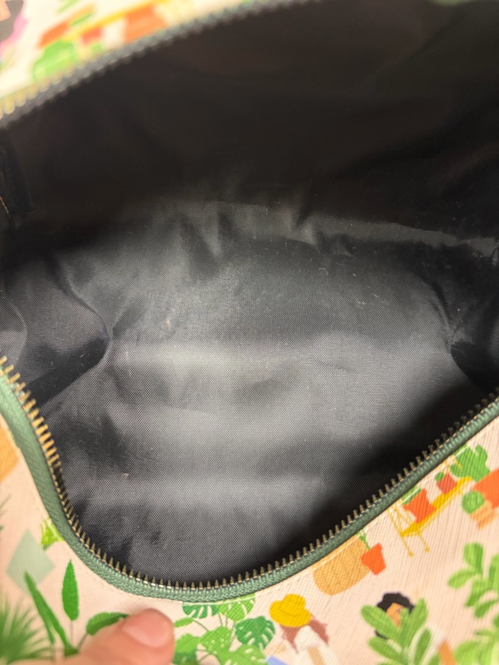 OCS Designs Crazy Plant Lady Toiletry Bag Makeup Case Large Cosmetic Pouch EUC - Picture 7 of 14